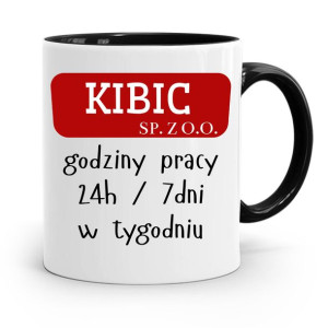 Dla Kibica Kibola Fana Kubek Czarny Na Prezent