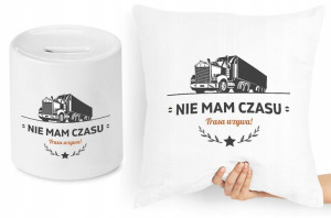 Dla Tirowca Zestaw Poduszka + Skarbonka Prezent