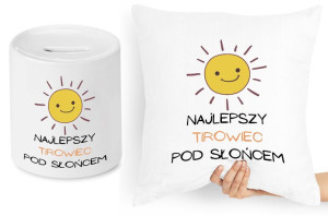 Dla Tirowca Zestaw Poduszka + Skarbonka Prezent