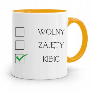 Dla Kibica Kibola Fana Kubek Żółty Na Prezent