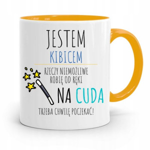 Dla Kibica Kibola Fana Kubek Żółty Na Prezent