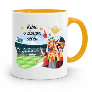 Dla Kibica Kibola Fana Kubek Żółty Na Prezent