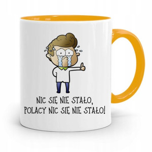 Dla Kibica Kibola Fana Kubek Żółty Na Prezent