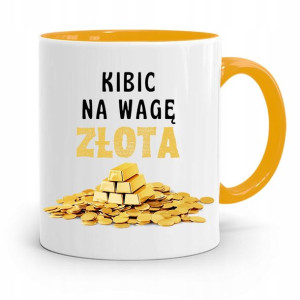 Dla Kibica Kibola Fana Kubek Żółty Na Prezent