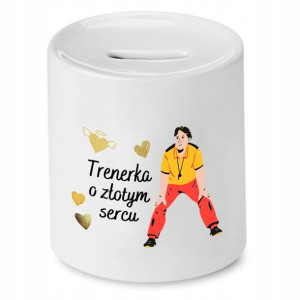 Dla Trenera Prezent Skarbonka O Złotym Sercu