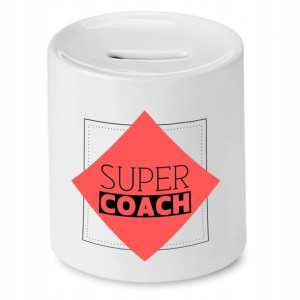 Dla Trenera Prezent Skarbonka Super Coach