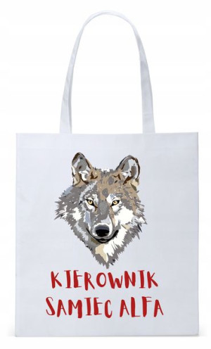 Dla Kierownika Prezent Torba Eco Biała Shopper