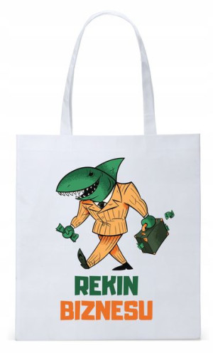 Dla Kierownika Prezent Torba Eco Biała Shopper
