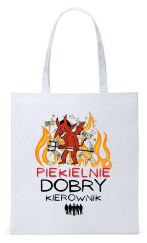 Dla Kierownika Prezent Torba Eco Biała Shopper