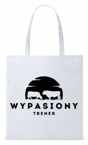Dla Trenera Prezent Torba Biała Eco Shopper