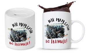 Dla Trenera Prezent Zestaw Skarbonka + Kubek