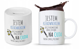 Dla Kierownika Zestaw Kubek + Skarbonka Prezent