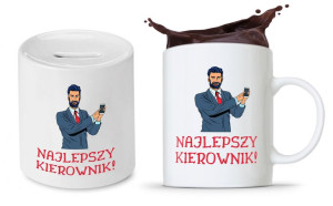 Dla Kierownika Zestaw Kubek + Skarbonka Prezent