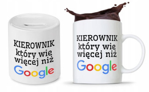 Dla Kierownika Zestaw Kubek + Skarbonka Prezent