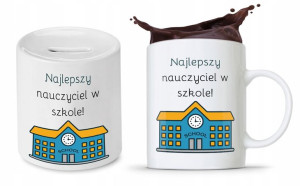 Zestaw Na Dzień Nauczyciela Kubek + Skarbonka