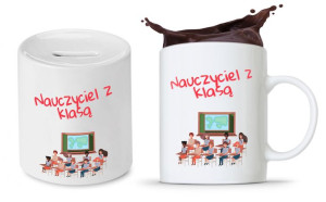 Zestaw Na Dzień Nauczyciela Kubek + Skarbonka