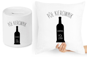 Dla Kierownika Zestaw Poduszka + Skarbonka Prezent