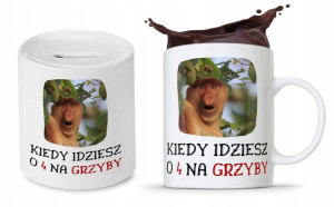 Zestaw Nosacza Janusa Polaka Kubek + Skarbonka
