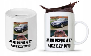 Zestaw Nosacza Janusa Polaka Kubek + Skarbonka
