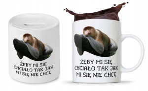 Zestaw Nosacza Janusa Polaka Kubek + Skarbonka