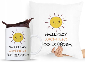 Zestaw Poduszka + Kubek Dla Architekta Projektanta