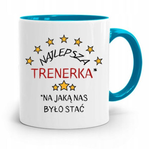 Dla Trenera Trenerki Siłownia Kubek Błękitny
