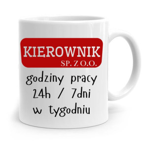 Kubek Prezent Dla Kierownika Kierownik Sp.z O.o.