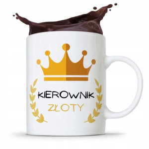 Kubek Prezent Dla Kierownika Kierownik Złoty