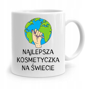 Kubek Prezent Dla Kosmetyczki Najlepsza Na Świecie