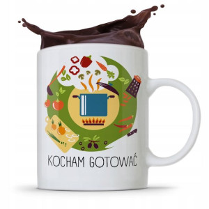 Kubek Prezent Dla Kucharza Kucharki Kocham Gotować
