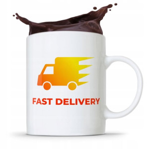 Kubek Prezent Dla Kuriera Fast Delivery Prezent