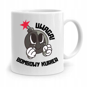 Kubek Prezent Dla Kuriera Uwaga Bombowy Kurier