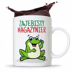 Kubek Prezent Dla Magazyniera Żajebisty Magazynier