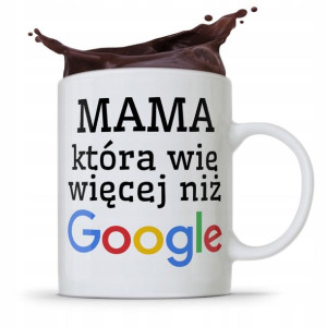 Kubek Prezent Dla Mamy Która Wie Więcej Niż Google