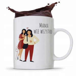 Kubek Prezent Dla Mamy Matki Mama Wie Wszystko