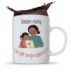Kubek Prezent Dla Mamy Matki Mamusi Jestem Mamą