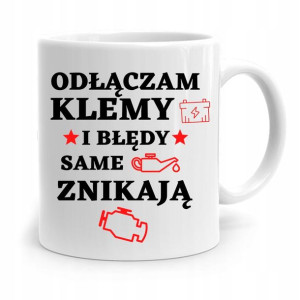 Kubek Prezent Dla Mechanika Odłączam Klemy