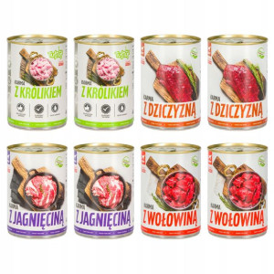 Tuf Tuf Mokra Karma Dla Psa Mix Smaków 8x400g