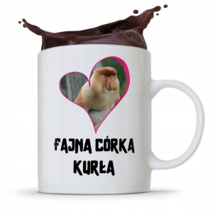 Kubek Prezent Dla Córki Dziecka Fajna Córka Kurła