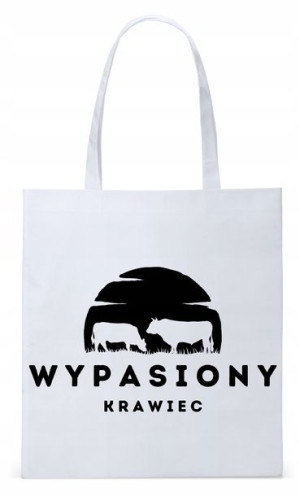 Dla Krawca Krawcowej Torba Eco Biała Shopper