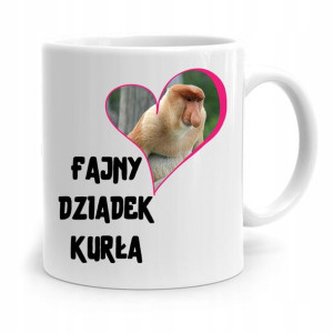Kubek Prezent Dla Dziadka Fajny Dziadek Kurła