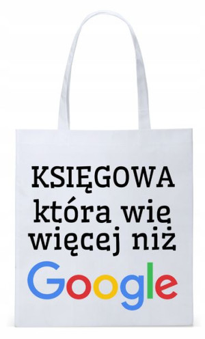 Dla Księgowej Księgowego Torba Eco Biała Shopper