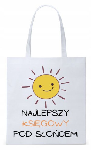 Dla Księgowej Księgowego Torba Eco Biała Shopper