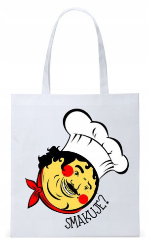 Dla Kucharza Kucharki Torba Eco Biała Shopper
