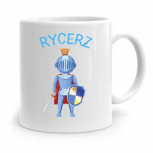 Kubek Prezent Dla Dzieci Syna Super Rycerz +imię