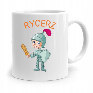 Kubek Prezent Dla Dzieci Syna Super Rycerz +imię