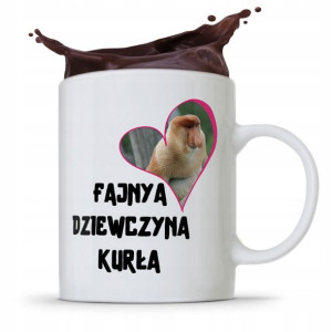 Kubek Prezent Dla Dziewczyny Fajna Dziewczyna Kurł