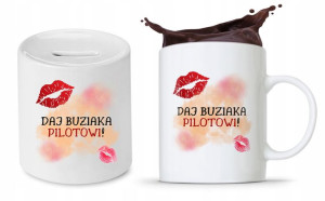 Zestaw Dla Pilota Kubek + Skarbonka Prezent