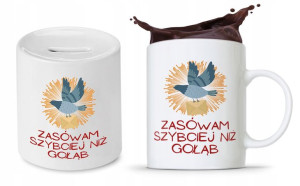 Dla Listonosza Zestaw Kubek + Skarbonka Prezent