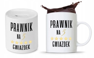 Zestaw Dla Prawnika Adwokata Kubek + Skarbonka